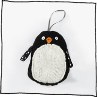 Penguin tree decoration by Laura Long
